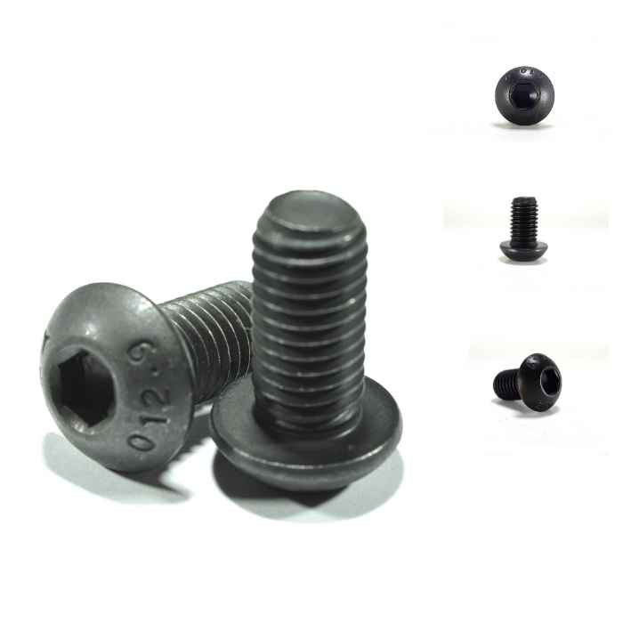[ABN540X1] Tornillo Socket Boton Negro NC - 5-40 x 1