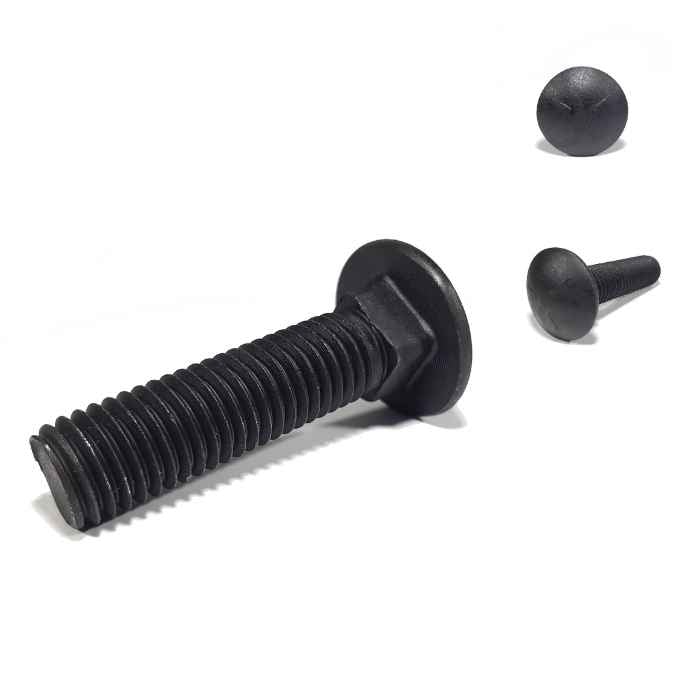 [TCNA12X312] Tornillo Coche Grado 5 Negro - 1/2 X 3 1/2"