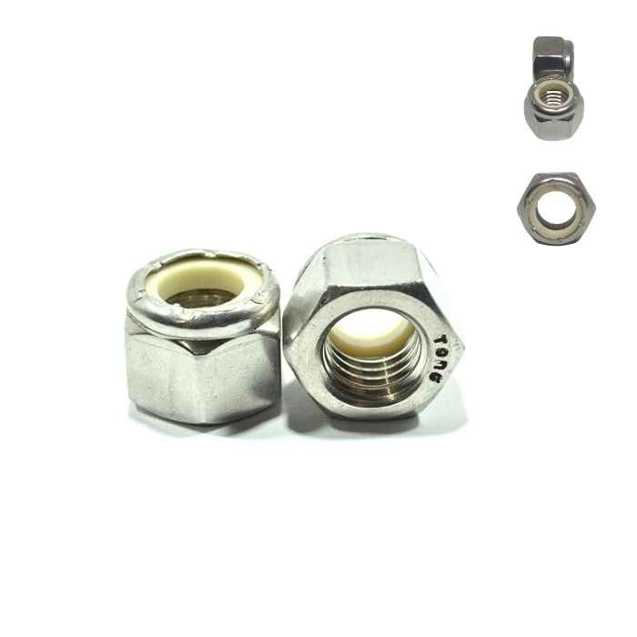 [TCANNIN118] Tuerca de Seguridad Ins de Nylon Inoxidable - 1-1/8"