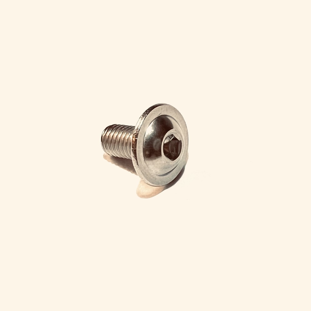 [ABMRIN4X8] Tornillo Socket Boton con Rondana Inoxidable A2 - M4 X 8